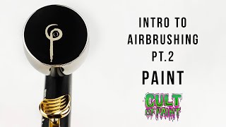 How to Mix Paint for use in an Airbrush for Warhammer tabletop miniatures scale models amp busts [upl. by Kosiur]