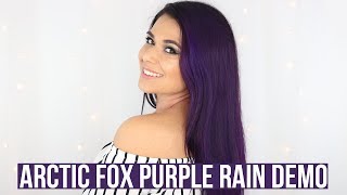 ARCTIC FOX PURPLE RAIN REVIEW DEMO amp HAIR COLORING TIPS [upl. by Hammond]