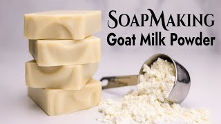 Goat Milk Powder Soap Making  Cold Process Soap [upl. by Llerol]