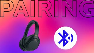 Tutorial How To Pair Sony WH1000XM4 Wireless OvertheEar Headphones  Tutorial [upl. by Farica]