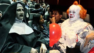 FUNNIEST Scare Pranks COMPILATION  Pennywise VS Valak Whos Scarier [upl. by Atinehs]