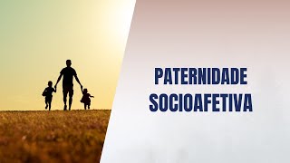 Paternidade socioafetiva [upl. by Navetse59]