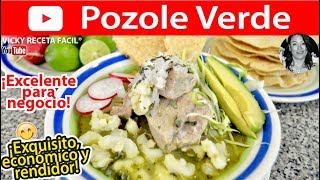 POZOLE VERDE  Vicky Receta Facil [upl. by Eamanna821]