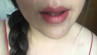 ASMRWET MOUTH SOUNDS TONGUE CLICKING LIGHT KISSES [upl. by Trotta]