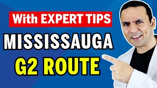 MISSISSAUGA G2 Test ROUTE  Pass G2 Exam in the 1st ATTEMPT with Step By Step CLEAR instructions [upl. by Sculley]