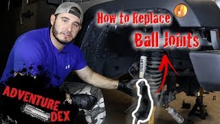 How to replace Jeep JK Ball Joints  Synergy Ball Joints  FULL TUTORIAL [upl. by Mast]