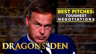 Best Pitches 4 of the Toughest Negotiations  Dragons Den [upl. by Latoyia]