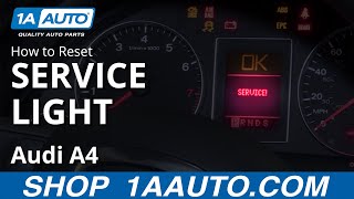 How to Reset Service Light 0409 Audi A4 [upl. by Abagael]