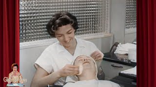 A Visit to a 1950s Beauty Salon Restored and Colorized [upl. by Arrol376]