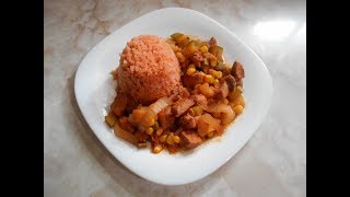 calabacita con carne de puerco cerdo [upl. by Ahcsim473]