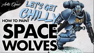 Space Wolves Painting Tutorial  Incredible results FAST [upl. by Accebor]