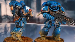 Speed painting Ultramarines [upl. by Yeslek]