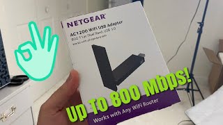 NETGEAR USB WIFI Adapter Unboxing Review And Installation [upl. by Salokin]