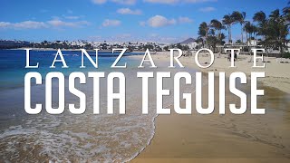 Costa Teguise Lanzarote Beach Town amp Nightlife  4k [upl. by Baron]