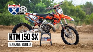 Racer X Films 2019 KTM 150 SX TwoStroke Garage Build Project Bike [upl. by Initsed845]