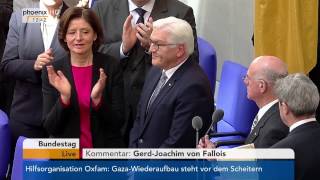 Vereidigung und Rede des neuen Bundespräsidenten FrankWalter Steinmeier am 22032017 [upl. by Marlon934]