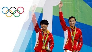 Chinas Wu wins fourth consecutive gold in Womens Synchronized Diving [upl. by Aenet]