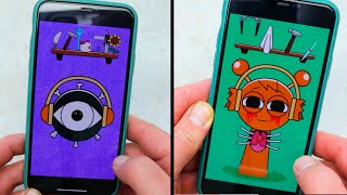 Oh no HELP Simon and Mr Sun Sprunki Phase 4 Made From Eggs DIY sprunki incredibox incrediboxs [upl. by Reywas]