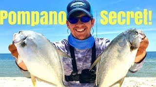 The SECRET to Catching More Pompano Surf Fishing [upl. by Marceau]