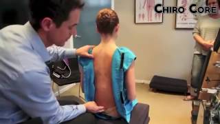 Dr Ian  DEMONSTRATES GONSTEAD CHIROPRACTIC ADJUSTMENT [upl. by Eliga]