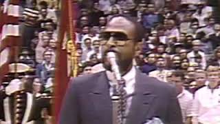 Marvin Gaye  The Star Spangled Banner  Live  1983 [upl. by Orihakat]