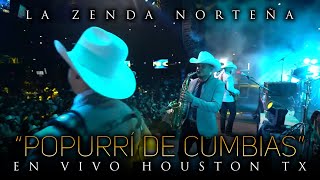 La Zenda Norteña  Popurri De Cumbias En Vivo Houston [upl. by Silliw]