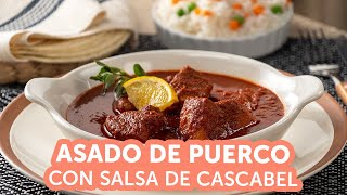 Asado de Puerco con Salsa de Cascabel  Kiwilimón [upl. by Ahmar]