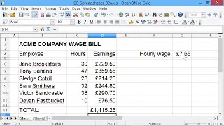 Spreadsheets 2 Absolute amp Relative Cell Addresses [upl. by Gore]