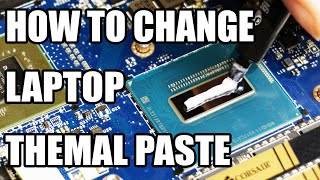 BEGINNERS GUIDE How To Change Laptop Thermal Paste [upl. by Maxma]