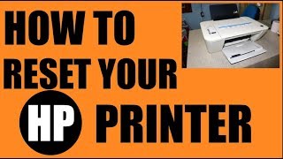 How to RESET ANY hp printer [upl. by Pernick]