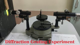 Diffraction Grating Experiment [upl. by Egag]