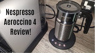 Nespresso Aeroccino 4 Milk Frother Review  Worth upgrading from the Aeroccino 3 [upl. by Nevart]