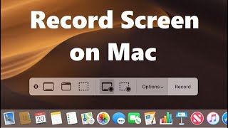 How to Screen Record With Audio on MacBook [upl. by Natassia51]