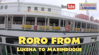 Roro Ferry from Lucena to Marinduque [upl. by Myrilla394]