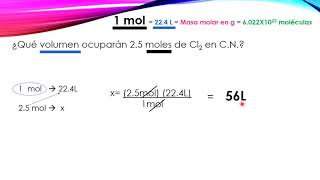 Ejercicios de volumen molar [upl. by Lyrad]