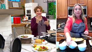 Ninja Foodi NeverStick Premium 1025quot amp 12quot Fry Pans wLids on QVC [upl. by Kroy646]