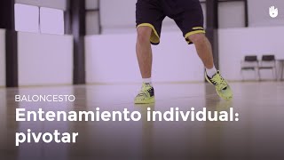 Entrenamiento individual pivotar  Baloncesto [upl. by Koenraad491]