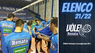 Elenco Vôlei Renata 2021 [upl. by Guntar]