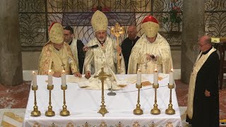 Holy Mass presided over by the Syriac Catholic in Nazareth [upl. by Leviram]