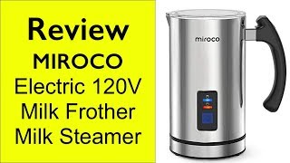 Review Miroco Milk Frother  How to make froth milk at home [upl. by Haliak449]