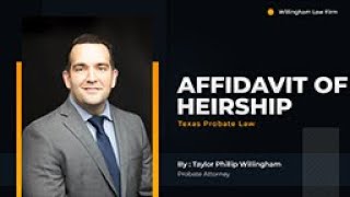 What is an Affidavit of Heirship [upl. by Gregory]