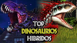 TOP 10 DINOSAURIOS HÍBRIDOS MÁS PELIGROSOS DE JURASSIC WORLD [upl. by Neumeyer726]