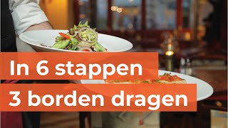 Horeca training  3 Borden dragen [upl. by Allwein]