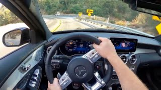 2020 MercedesAMG C63 S Sedan  POV Test Drive [upl. by Etiuqram]