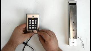 How to Control a Magnetic Lock from a Keypad [upl. by Tichon]