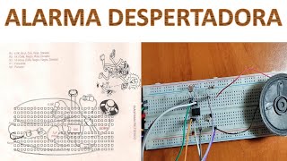 EJERCICIO 22  MANUAL CEKIT  ALARMA DESPERTADORA  TINKERCAD [upl. by Eniak]