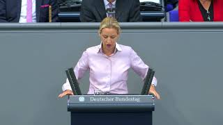 Generalaussprache zur Regierungspolitik  Dr Alice Weidel AfD [upl. by Choong]