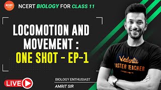 Locomotion and Movement ONESHOT  EP1  NCERT Biology for Class 11  Vedantu NCERT 11amp12 [upl. by Guendolen]