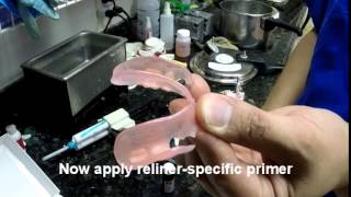 How To SoftReline Flexible FlexFit Polyamide Partial Dentures [upl. by Luhey]