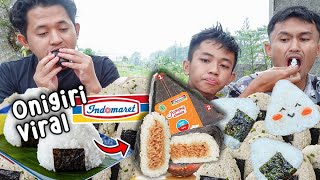 MUKBANG ONIGIRI VIRAL INDOMARET [upl. by Roer15]